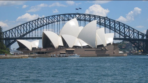 Blick auf die Oper von Sydney.