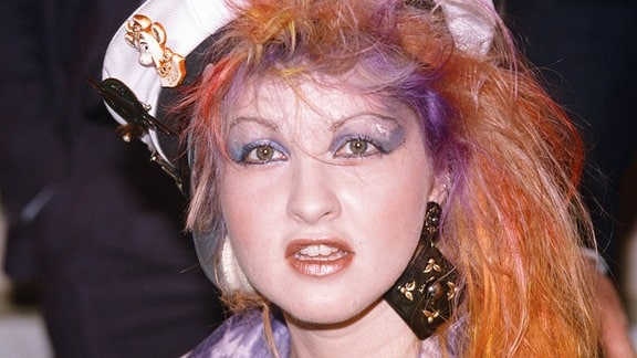 Cyndi Lauper circa 1986 in Los Angeles.