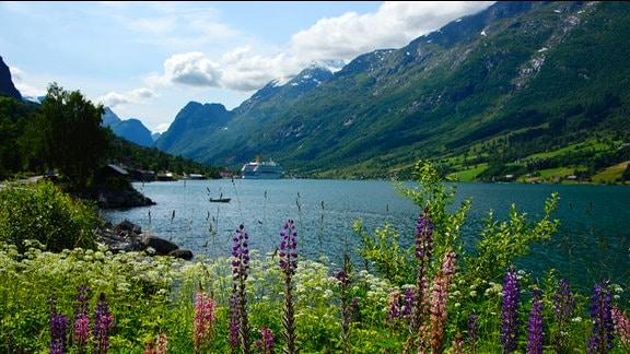 Ein Fjord in Norwegen.