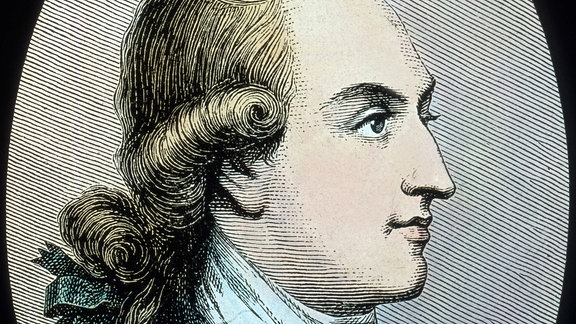 Zeitgenössisches Porträt Goethes im Alter von 30 Jahren.