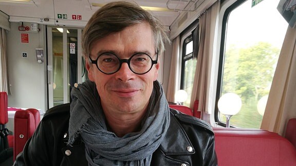Jaroslav Rudis im Zug