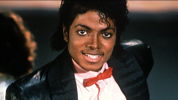 Michael Jackson während der Dreharbeiten zum Video - Billy Jean