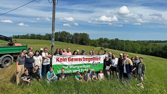 Silvio hört zu - Gruppenbild auf den Wurgwitzer Wiesen