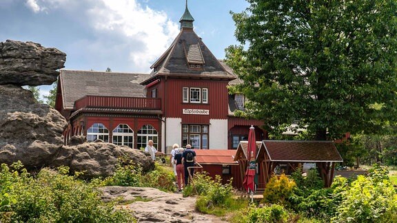 Die Töpferbaude auf dem 582 Meter hohen Töpfer