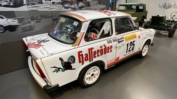 Ein weiterer Rallye-Trabant des VEB Sachsenring Werke, der von Wolfgang Kießling gefahren wurde. 