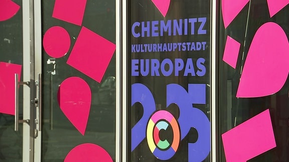 Plakat Chemnitz Kulturhauptstadt 2025.