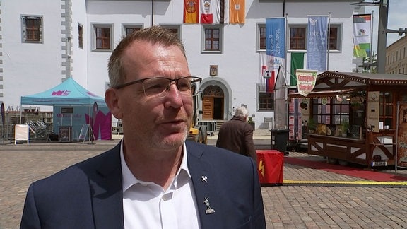 Bürgermeister vor Stadtfest im Interview.