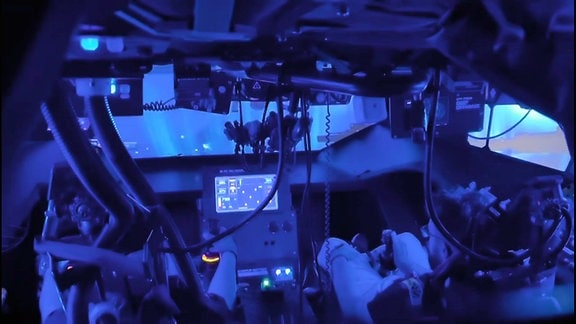 Blick in einen U-Boot-Simulator