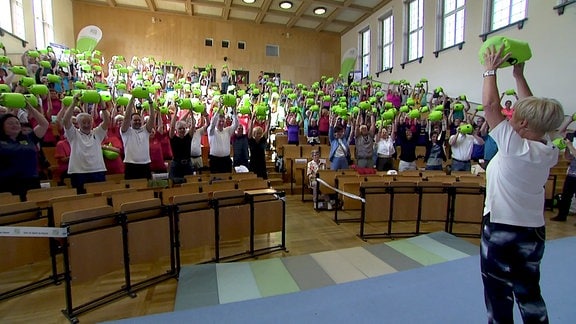 Gruppenerwärmung im Hörsaal