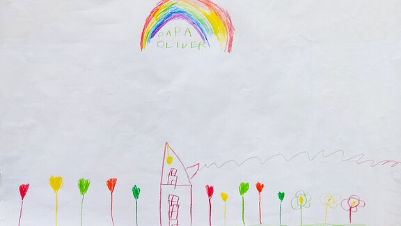 Eine Kinderzeichnung von Oliver (6) aus Leipzig