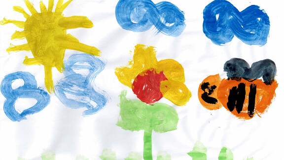 5. April | Eine Kinderzeichnung von Christian (4) aus Ihlerstein