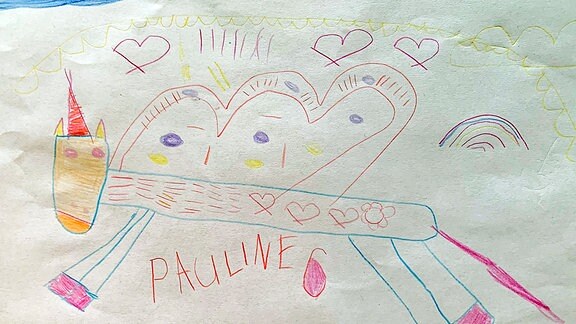 Kinderzeichnung von Pauline (6) aus Colditz