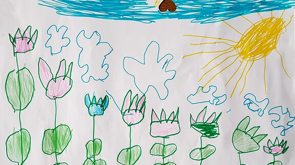 Kinderzeichnung von Johann (4) aus Gutenzell