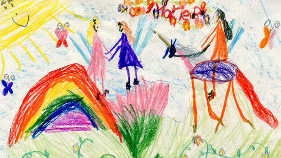 Kinderzeichnung von Marie (8) aus Lilienthal