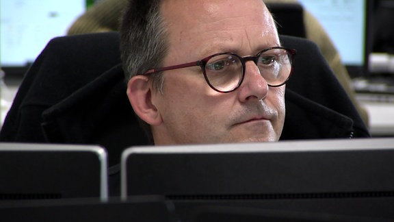 Michael Kretschmer am Computer