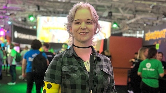 Jelena Nass auf der Gamescom.