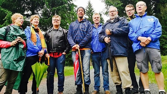 Familie Koppe aus Holland im Thüringer Wald