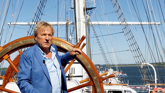 Bernhard Brink auf der Gorch Fock