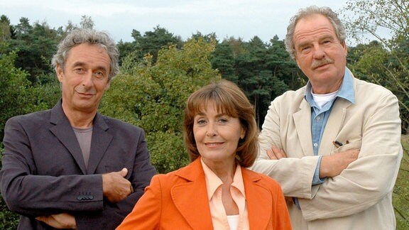 Ein ungleiches Trio: Elisa (Thekla Carola Wied), ihr arbeitswütiger Gatte Ludwig (Friedrich von Thun, re.) und ihr charmanter Liebhaber Carlo (Jürg Löw).