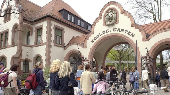 Eingang zum Leipziger Zoo