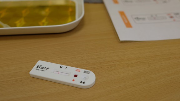 Ein HIV-Test mit negativem Ergebnis.