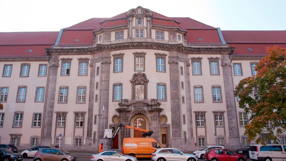Stadtgericht Berlin Lichtenberg, hier wurden die männlichen Mitglieder der Gruppe am 12-10-1988 zu Bewährungsstrafen verurteilt