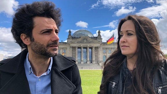 Sami Alkomi und Nina Coenen bekämpfen als "Die Demokratielotsen" muslimischen Judenhass