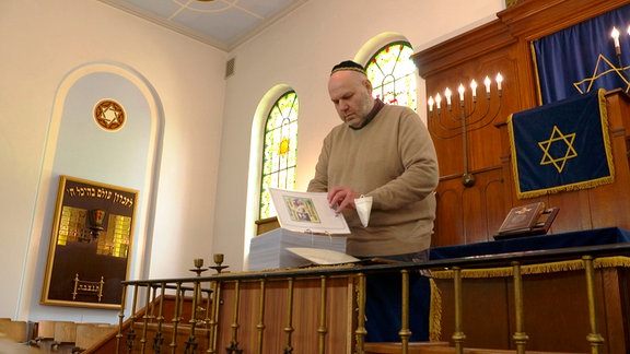 Max Privorotzki, Vorsitzender der Synagoge in Halle