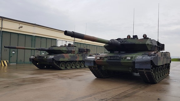 Leopard 2 A7V im Panzerbataillon 393 Bad Frankenhausen
