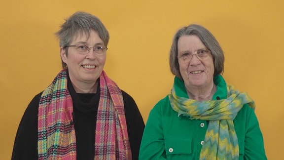 Marie Kortenbusch (links) und Monika Schmelter haben ihre Liebe ein Leben lang versteckt - bis zur ARD-Doku "Wie Gott uns schuf" im Januar 2022.
