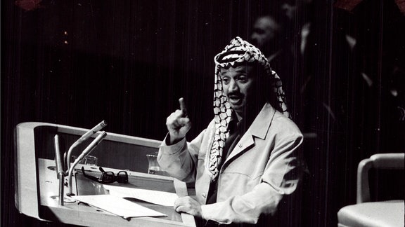 Rede von Jassir Arafat bei der UN am 13.11.1974