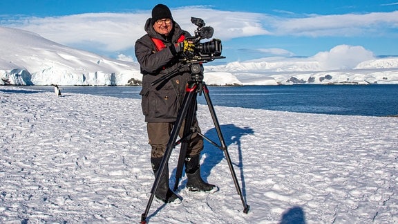 Thomas Junker in der Antarktis