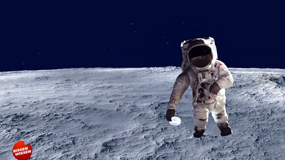 Astronaut auf dem Mond