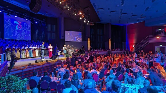 Brigade des Sorbischen Gymnasiums in der Stadthalle Krone in Bautzen