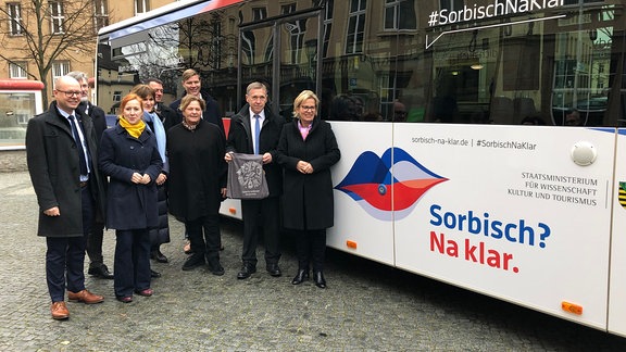 Eröffnung der Kampagne für die sorbische Sprache "Sorbisch?Na klar." in Bautzen