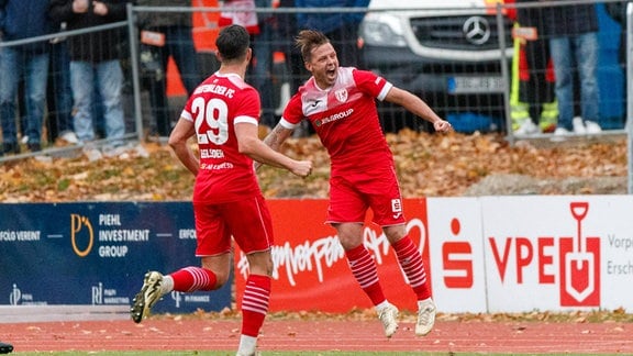 Toreschütze Guido Kocer (Greifswalder FC) gegen Lok Leipzig