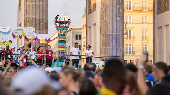 Abschlusszeremonie der Special Olympics in Berlin.