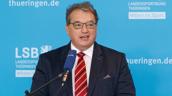 Dr. Bernd Neudert (Leiter Olympiastuetzpunkt Thueringen)