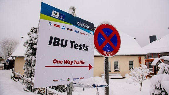 Oberhof macht dicht Im Bild: Ortsansicht, IBU Tests