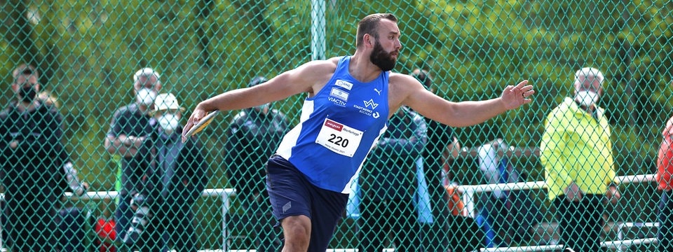 Finals 2021 Diskuswerfer Wrobel Holt Silber In Braunschweig Mdr De