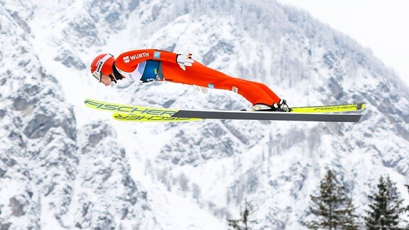Eric Frenzel beim Sprung