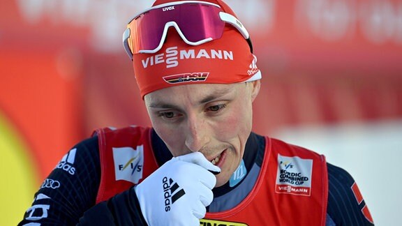 Eric Frenzel am 29.01.2022 beim FIS Weltcup Nordische Kombination in Seefeld/Tirol 