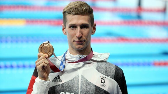 Florian Wellbrock (SC Magdeburg) holt Olympia-Bronze über 1.500 Meter