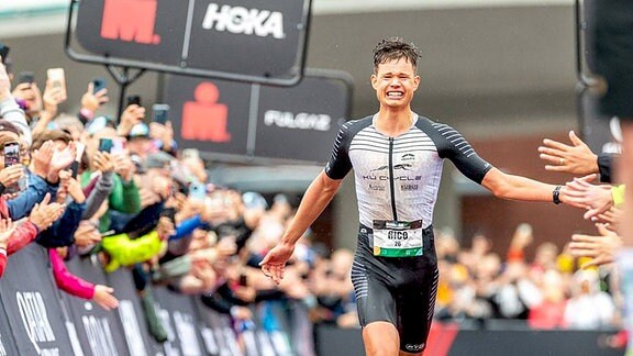 Rico Bogen gewinnt die Ironman Weltmeisterschaft in Lahti, Finland