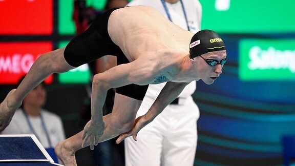 Florian Wellbrock bei der Schwimm-WM in Budapest