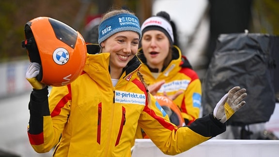 v.l.: Susanne Kreher 2. Platz und Siegerin Tina Hermann