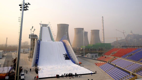 Skisprunganlage und Skistadion in Peking