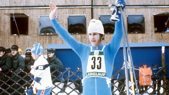 Ulrich Wehling (DDR), Olympiasieger 1976 in Innsbruck Nordische Kombination OS Winter Herren Olympische Spiele Innsbruck 1976