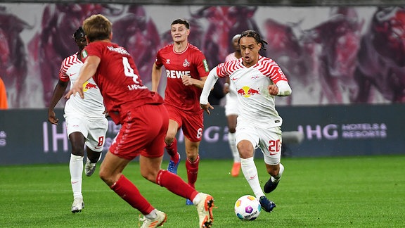RB Leipzig gegen 1. FC Köln Bundesliga - Tor 2:0 Openda