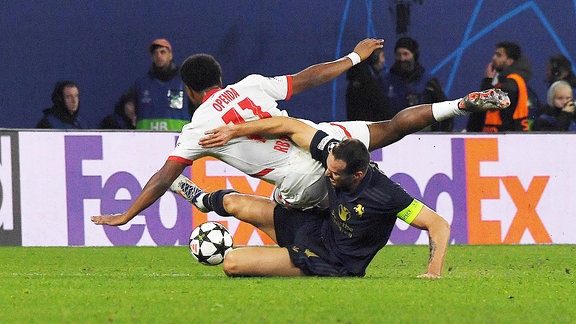 11 RB Leipzig Juve Turin  Openda Gatti DSC_6267